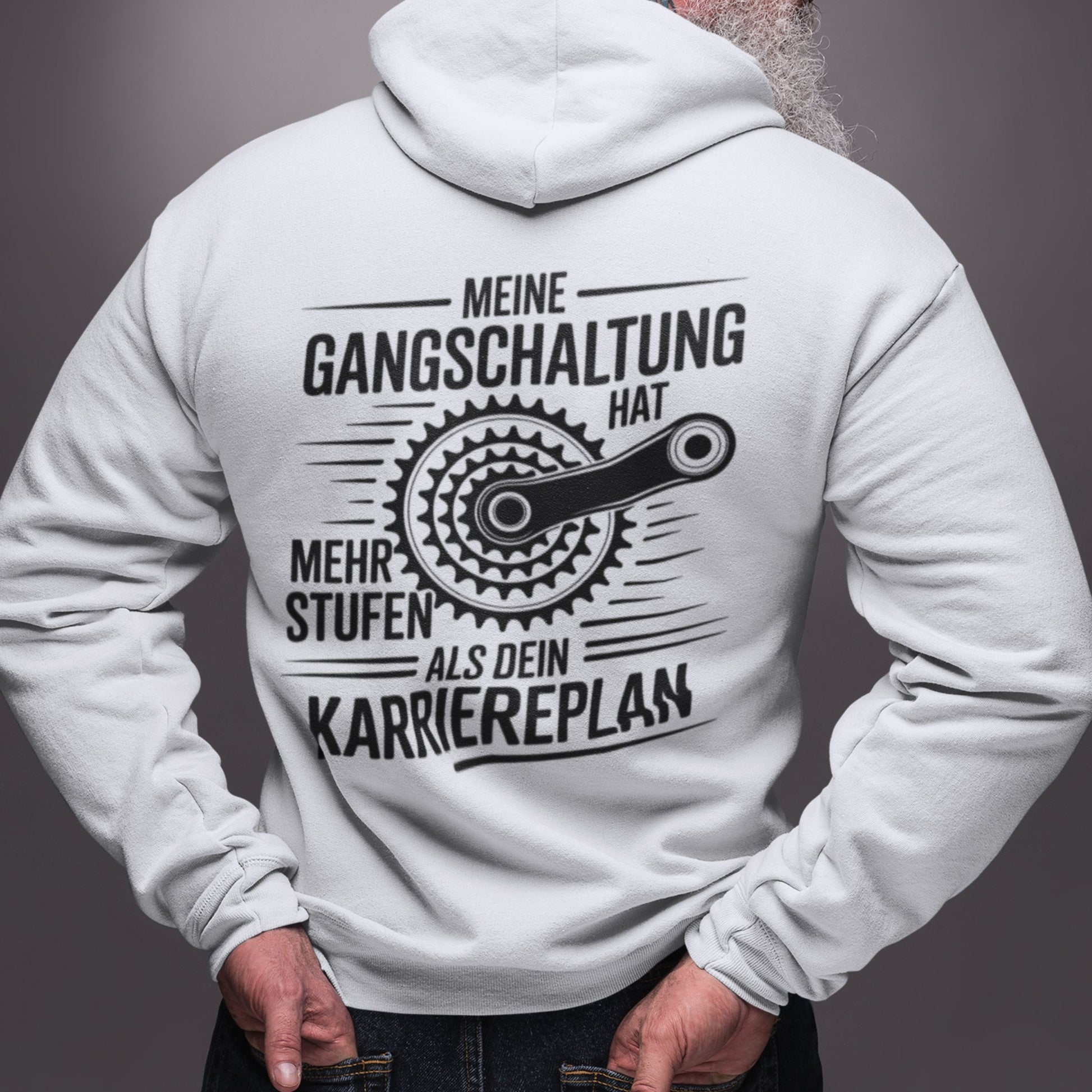 "Karriereplan" Zipper Hoodie Unisex