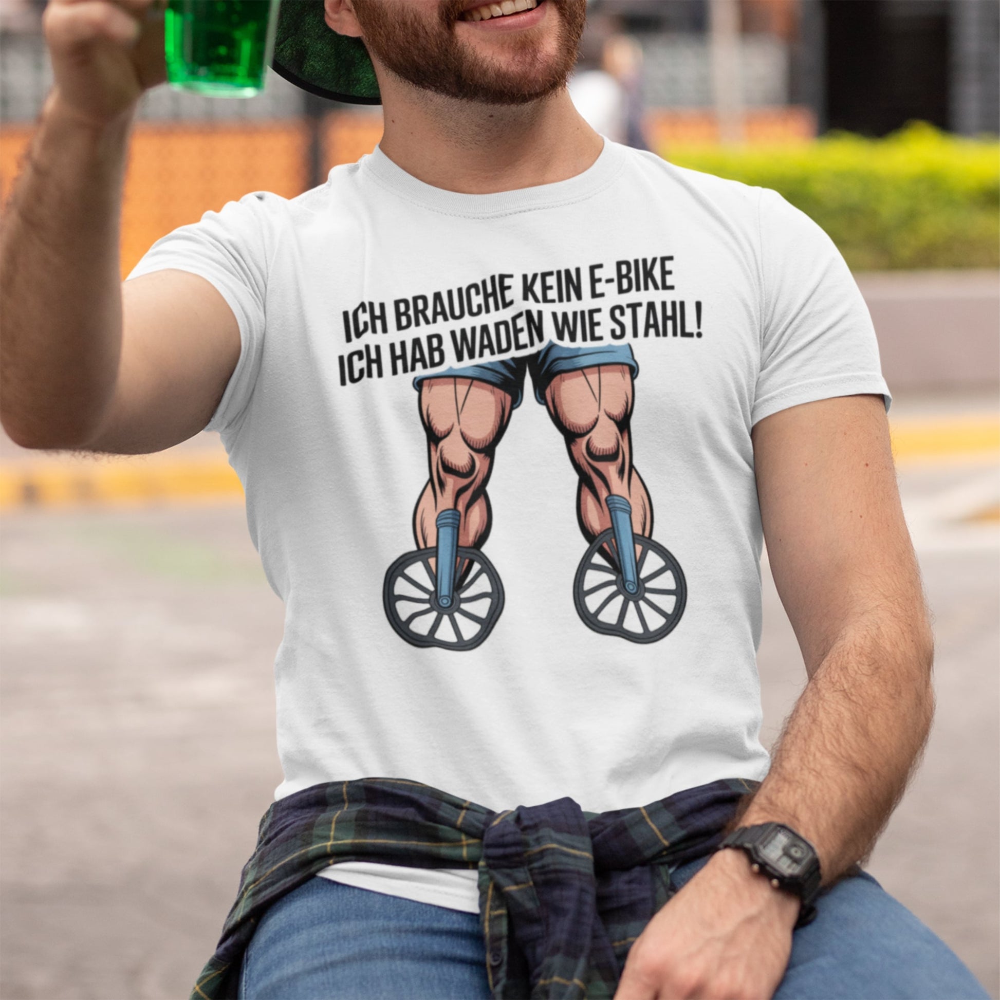 "Waden wie Stahl" Premium T-Shirt