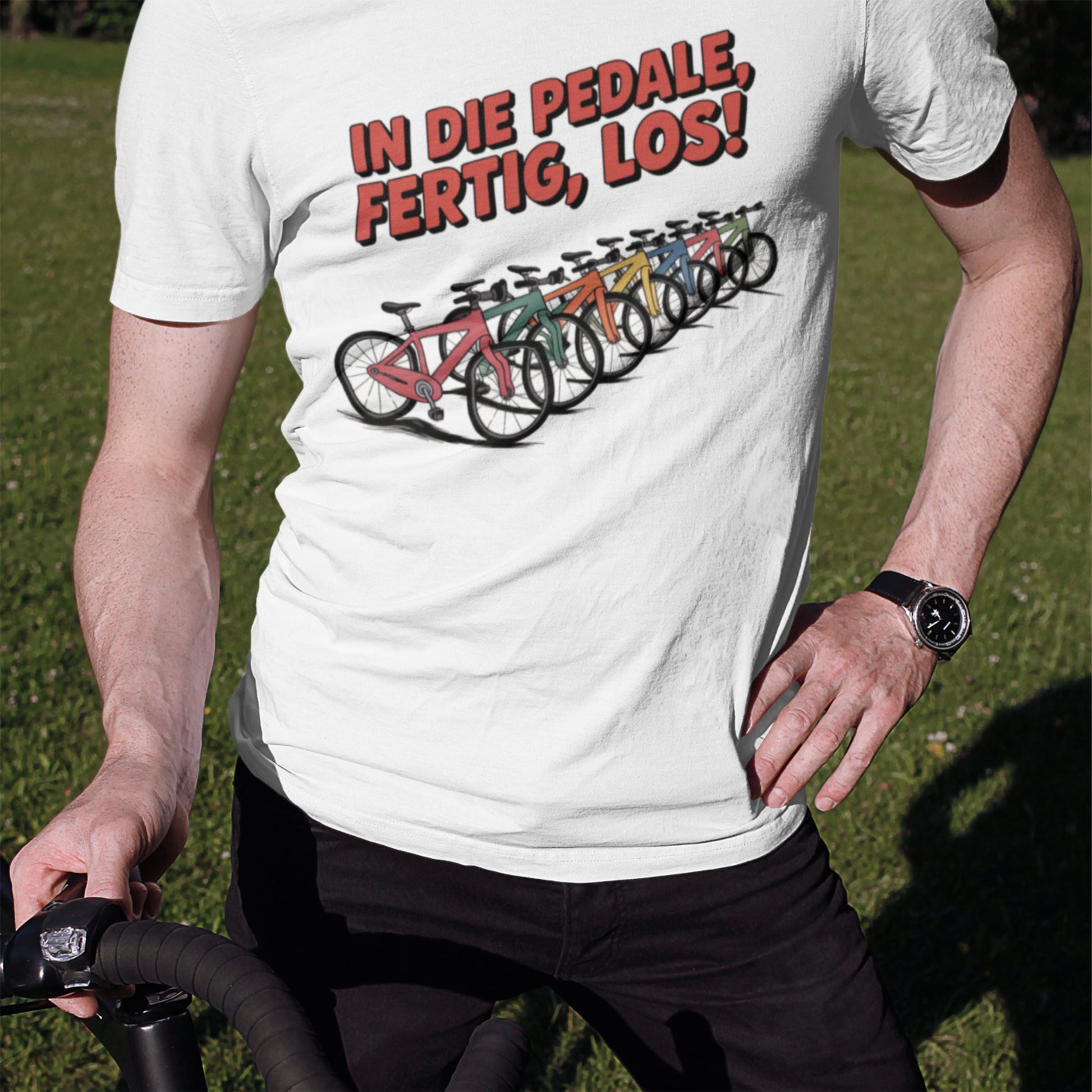 "Fertig, Los" Premium T-Shirt