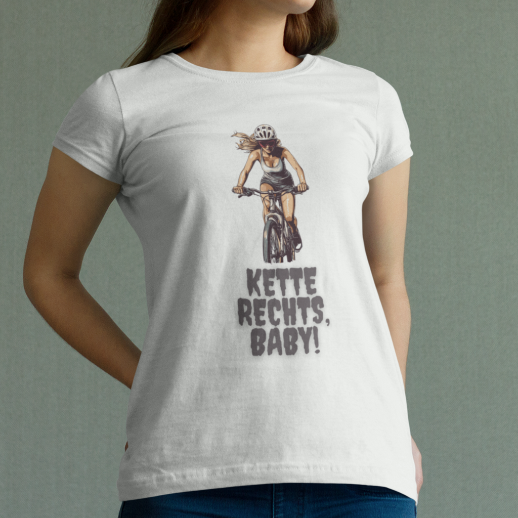 "Kette rechts, Baby" Premium Organic Shirt Women