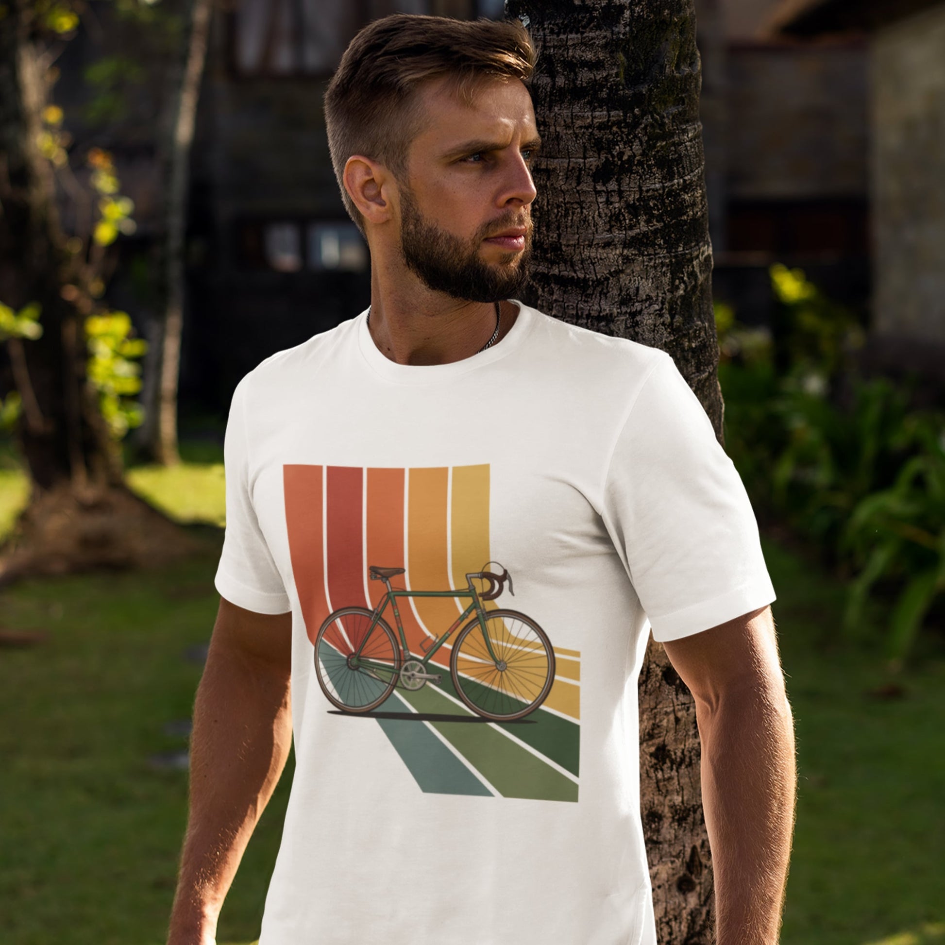"Retro Fahrrad" Premium T-Shirt