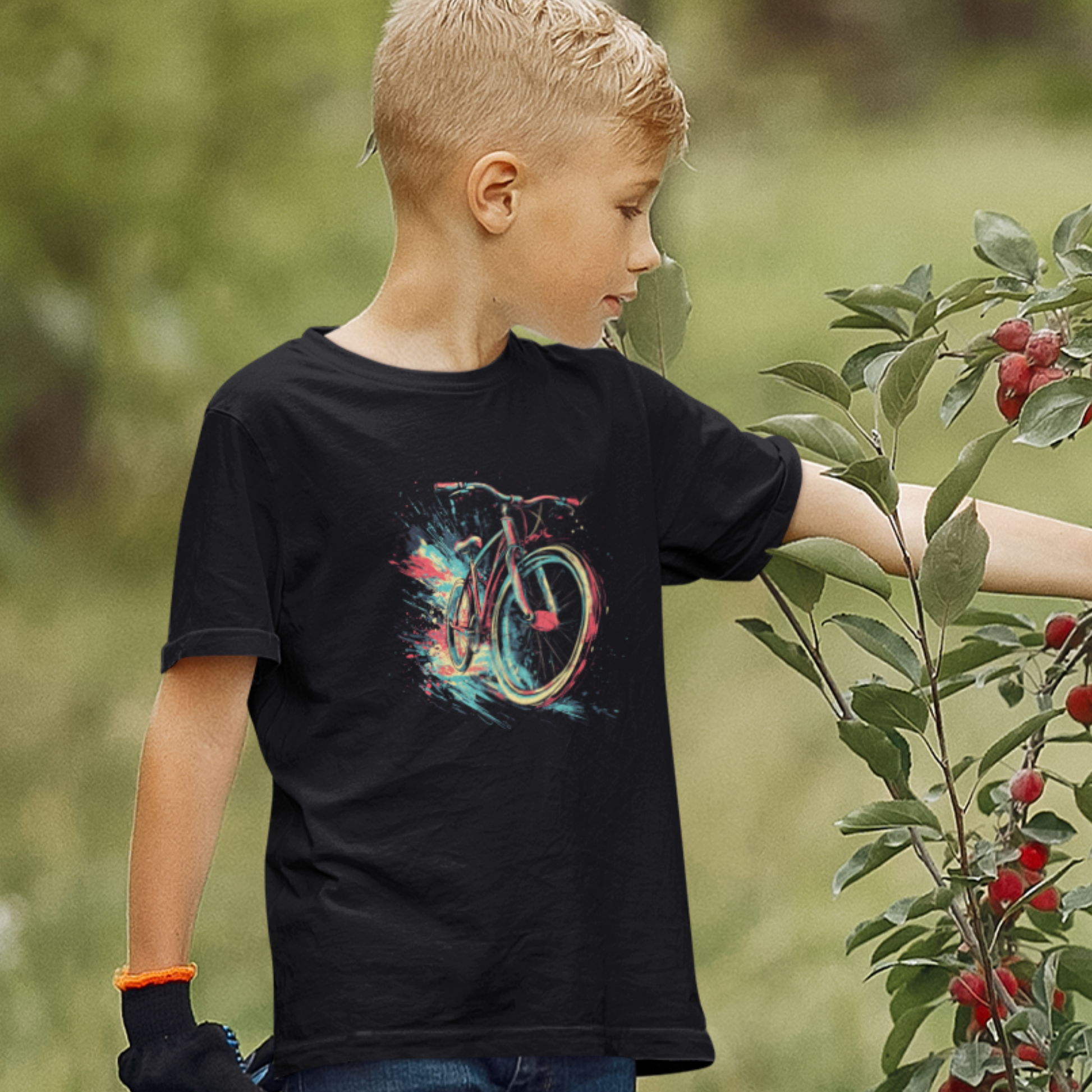 "Buntes Fahrrad" Premium Organic Shirt Kids