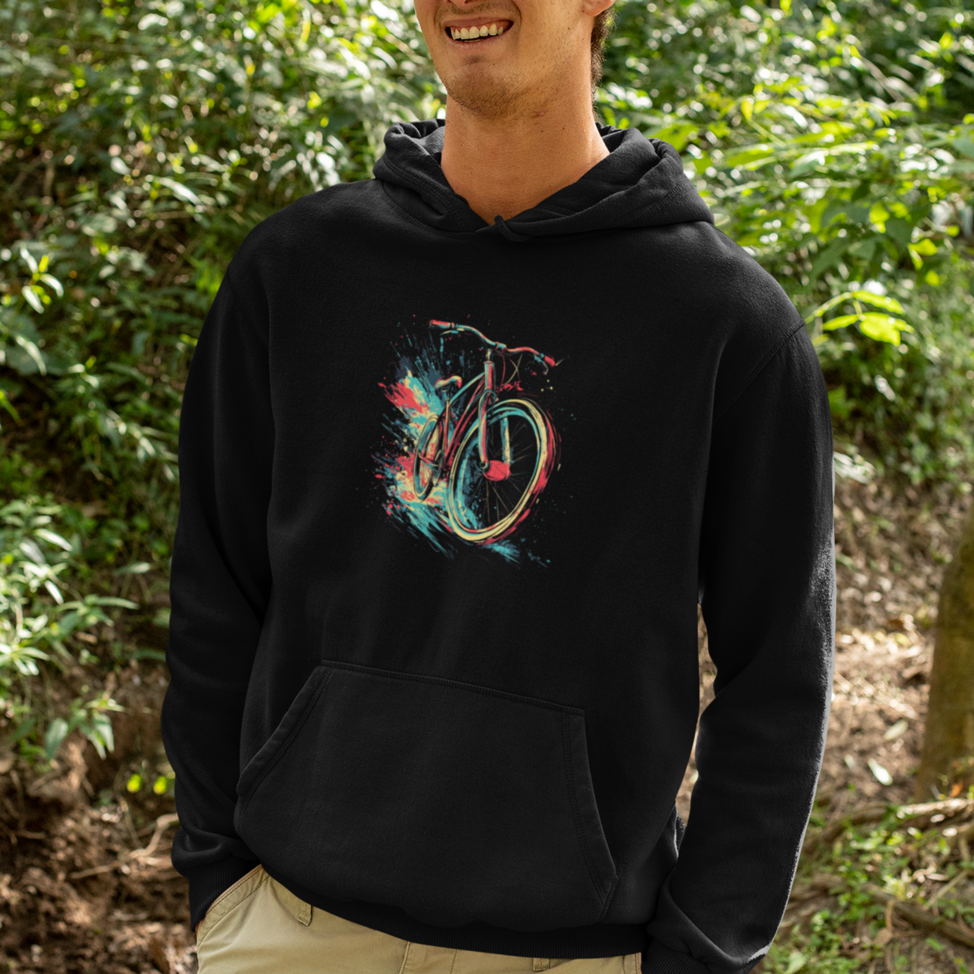 "Buntes Fahrrad" Premium Hoodie