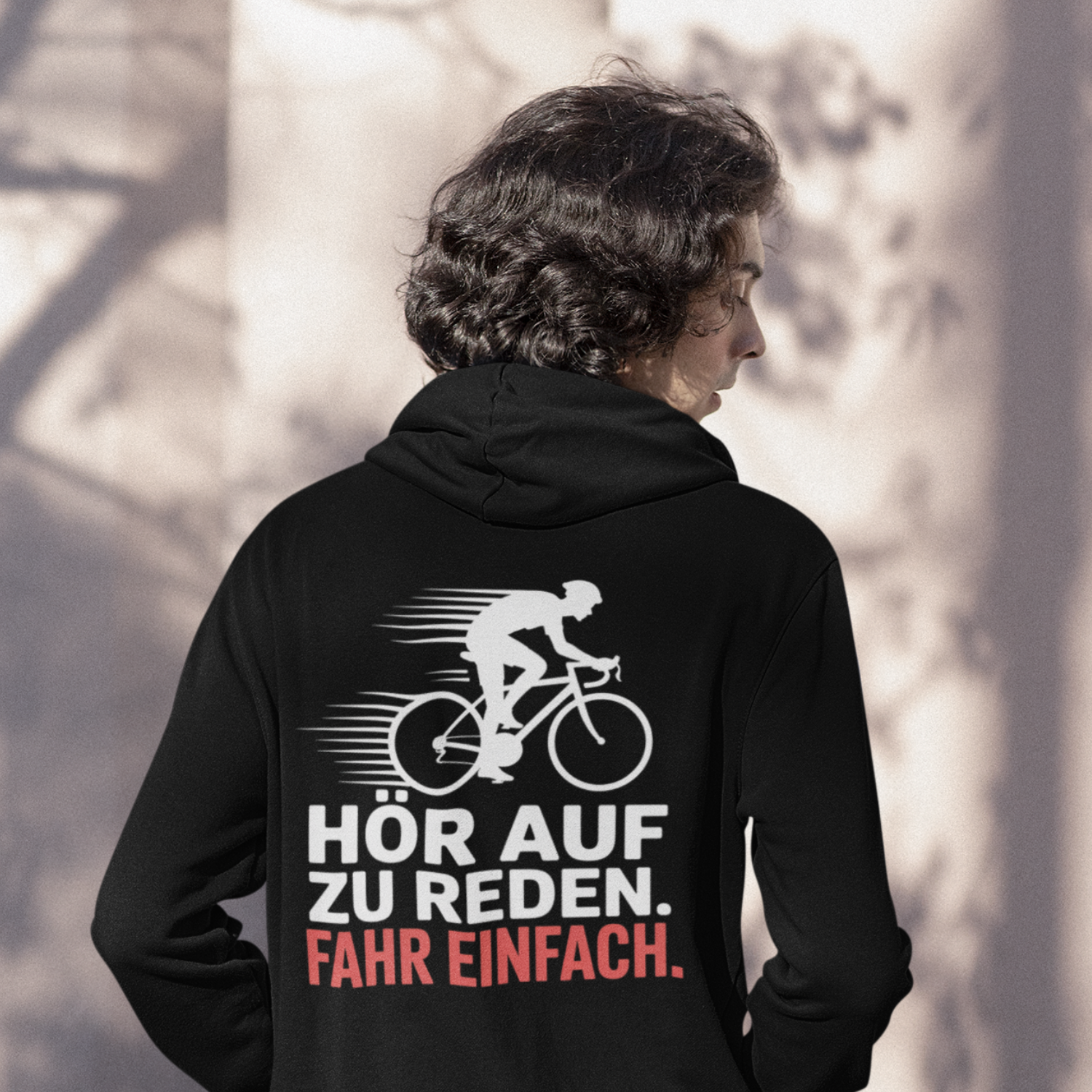 "Fahr einfach" Zipper Hoodie Unisex