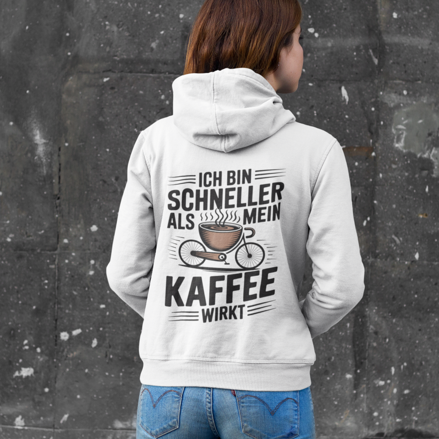 "Kaffee" Zipper Hoodie Unisex