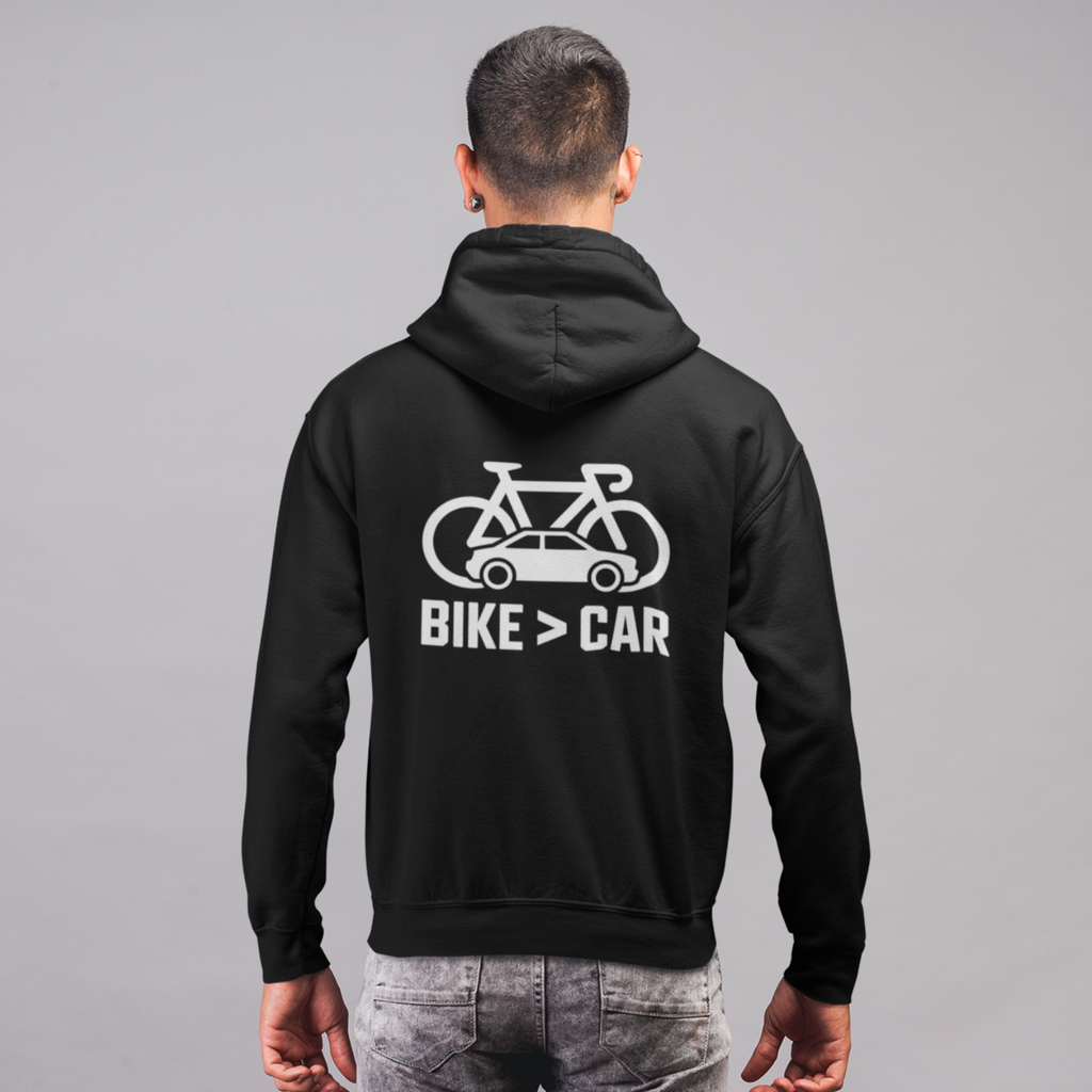 "Bike - Car" Zipper Hoodie Unisex
