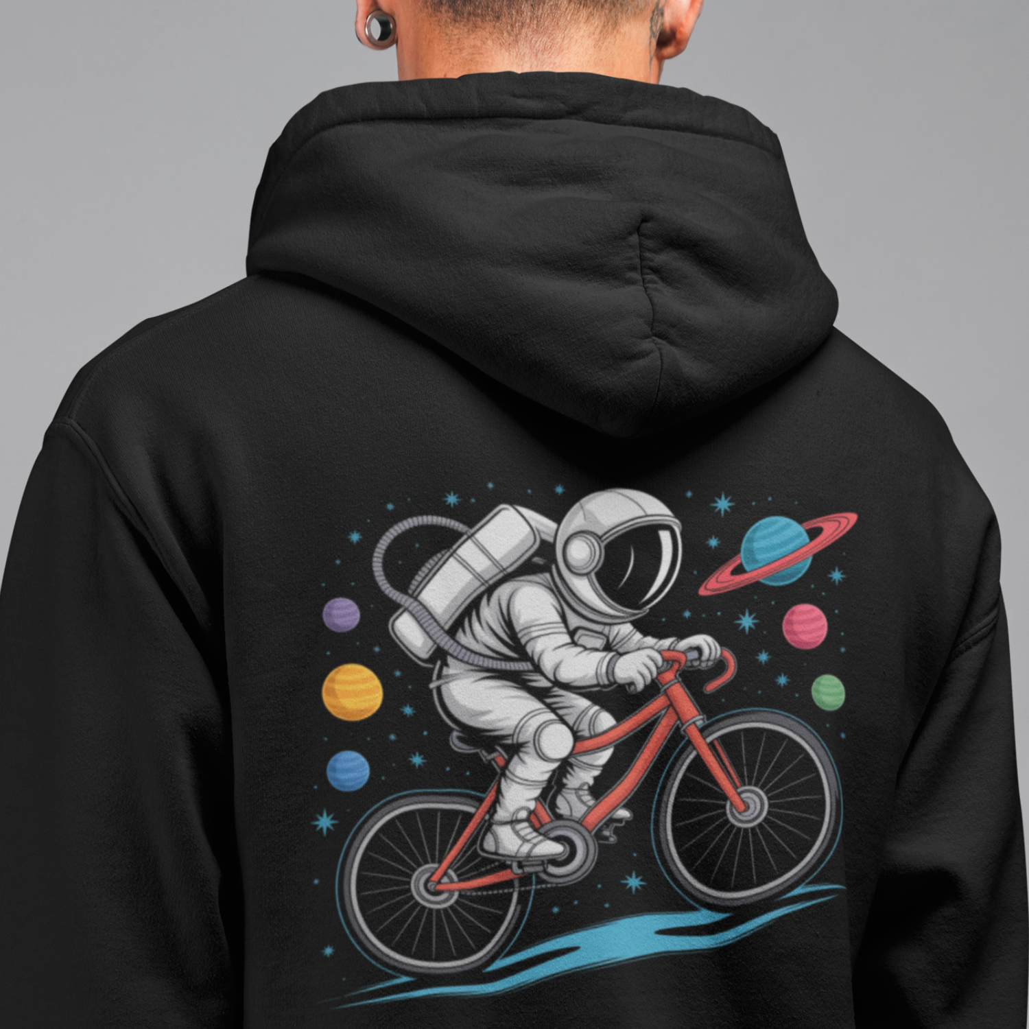 "Astronaut" Zipper Hoodie Unisex
