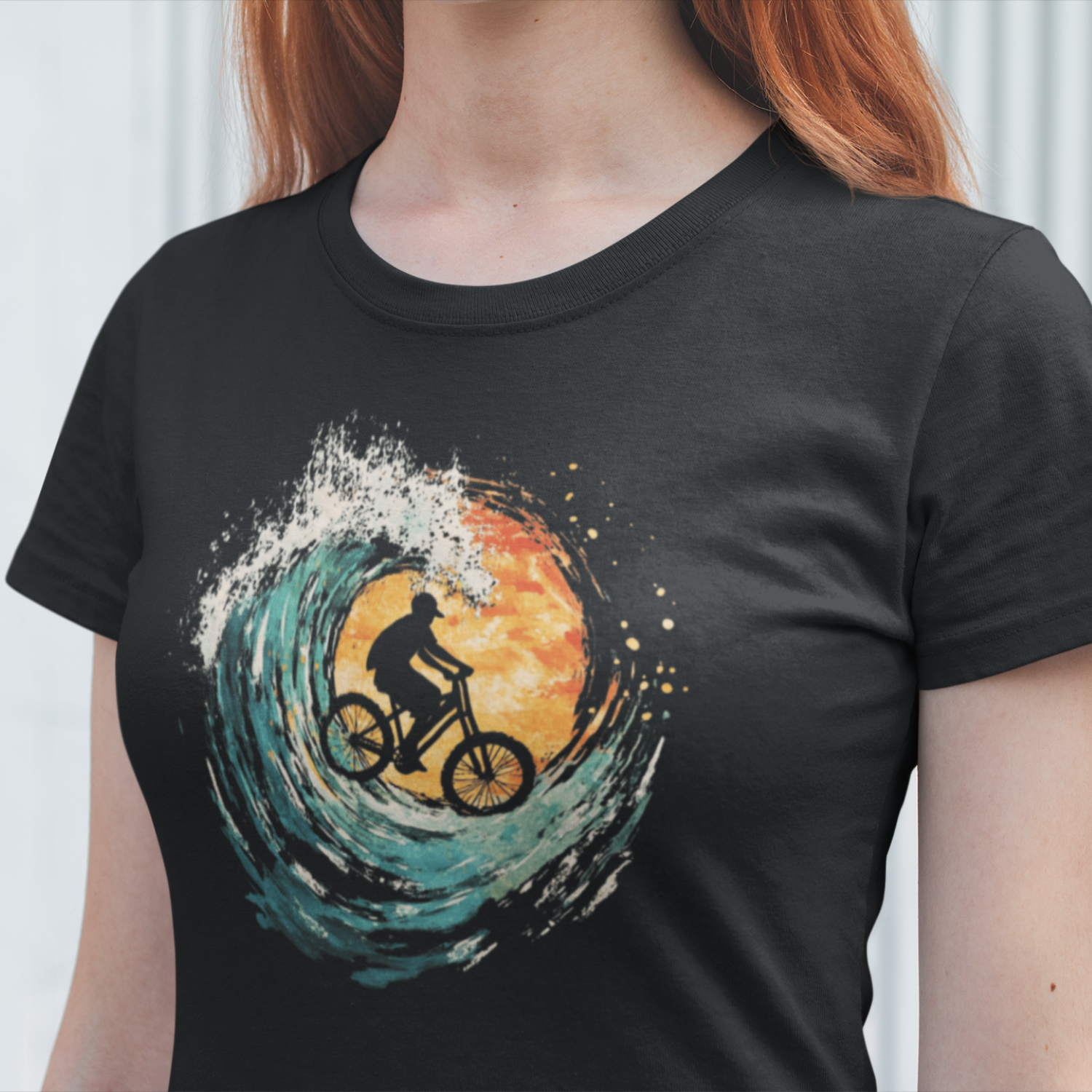 "Wellen-Fahrer" Premium Organic Shirt Women