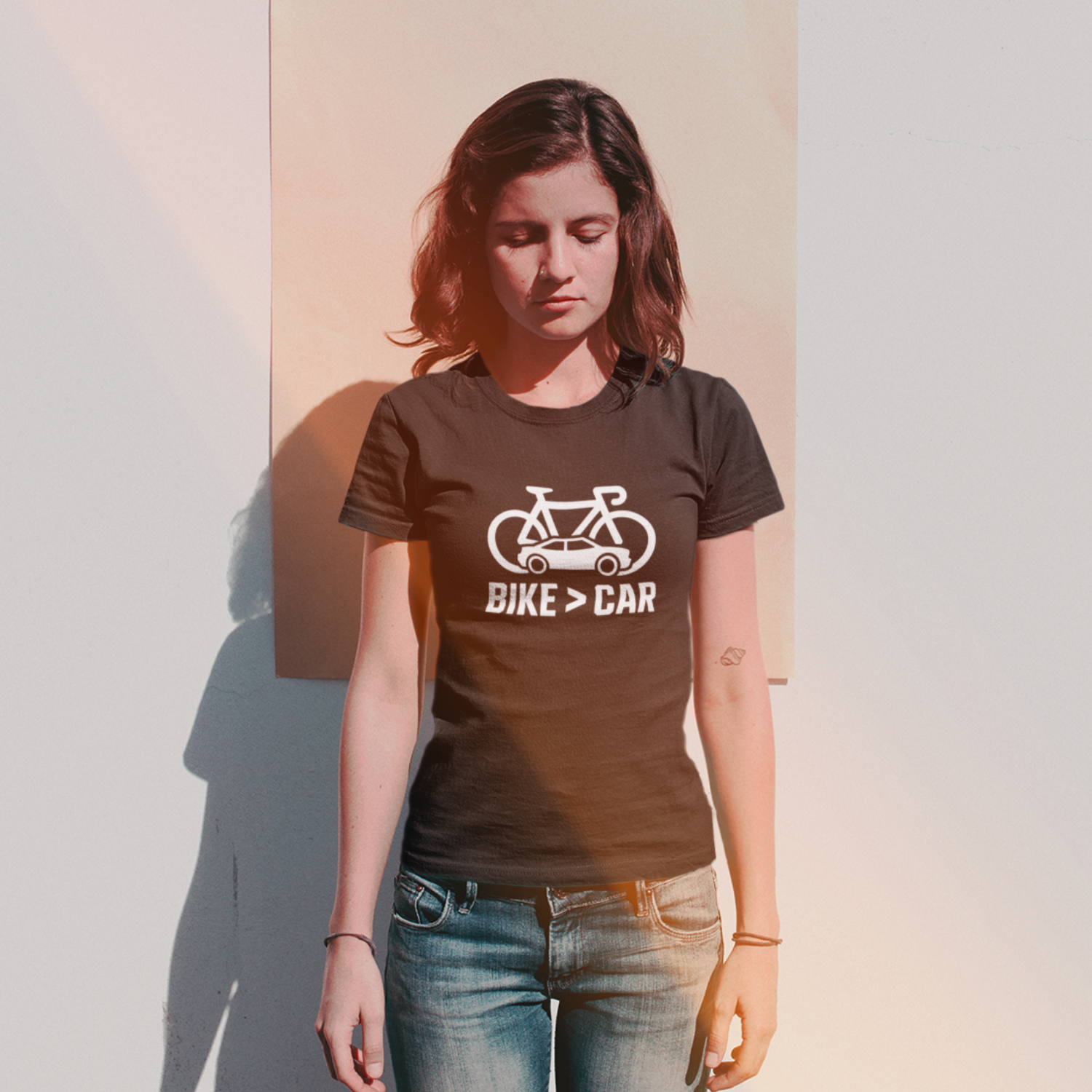 "Bike - Car" Premium Organic Shirt Women