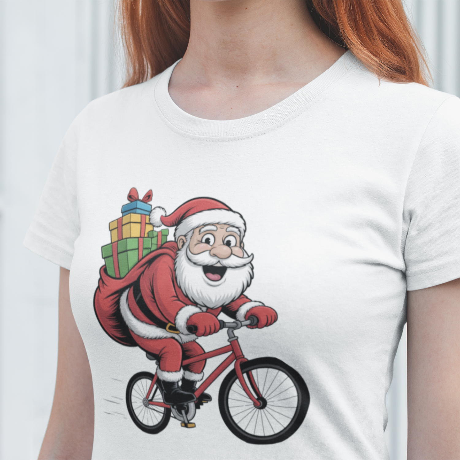 "Weihnachtsmann 2.0" Premium Organic Shirt Women