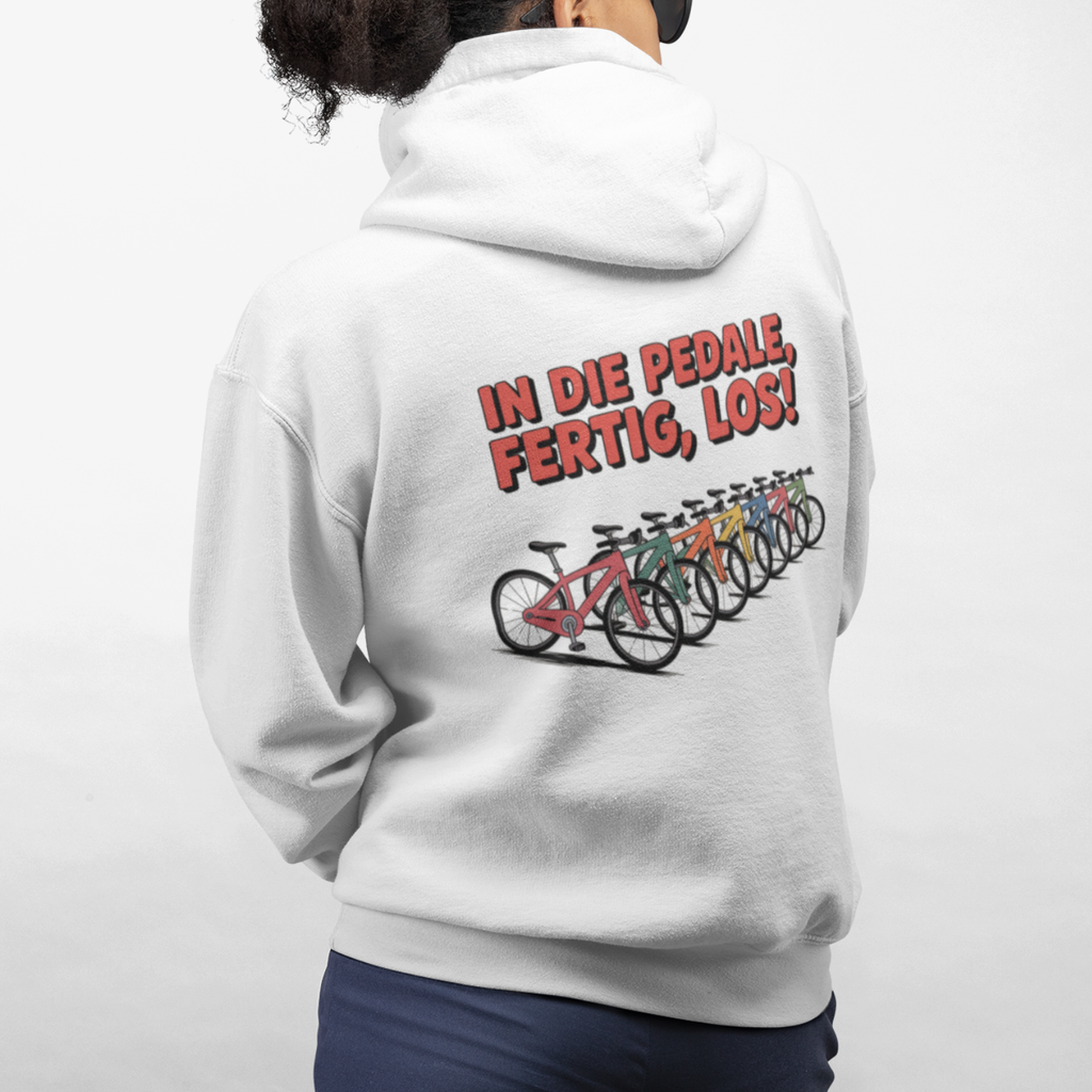 "Fertig, Los" Zipper Hoodie Unisex
