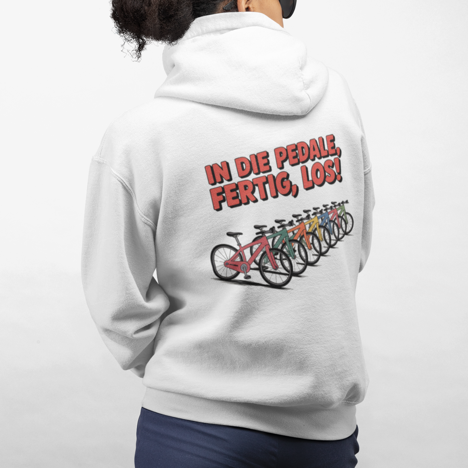 "Fertig, Los" Zipper Hoodie Unisex