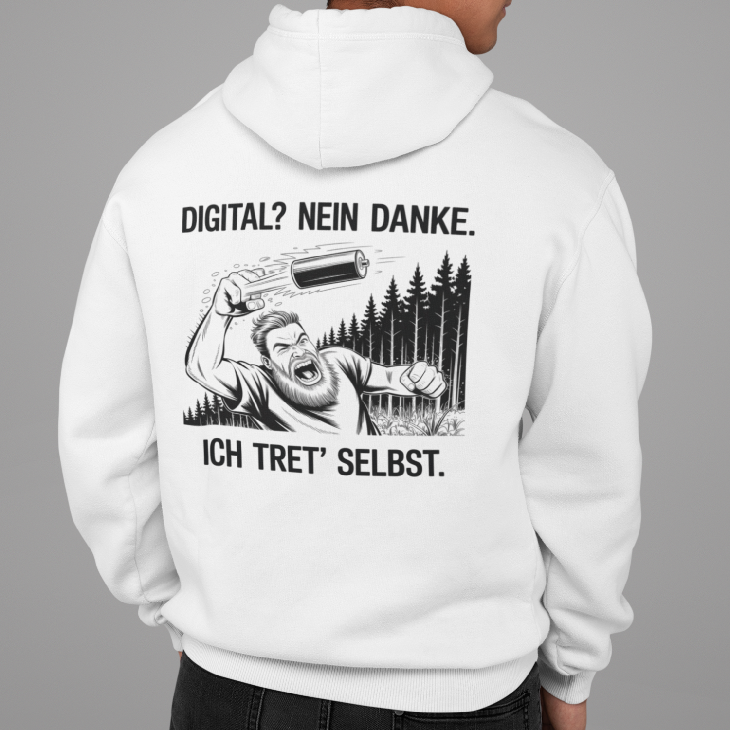 "Nein danke" Zipper Hoodie Unisex
