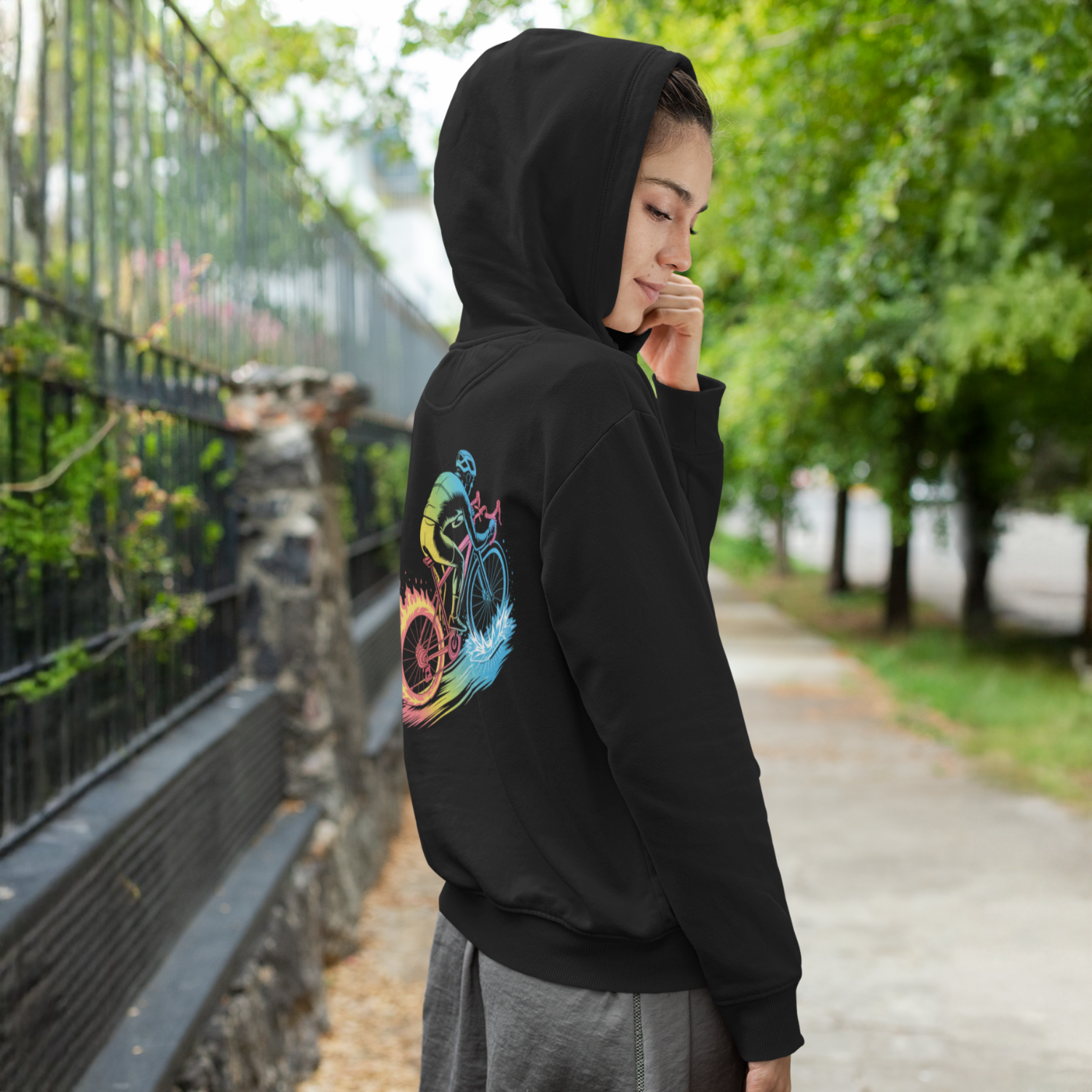 "Feuer & Eis 2.0" Zipper Hoodie Unisex