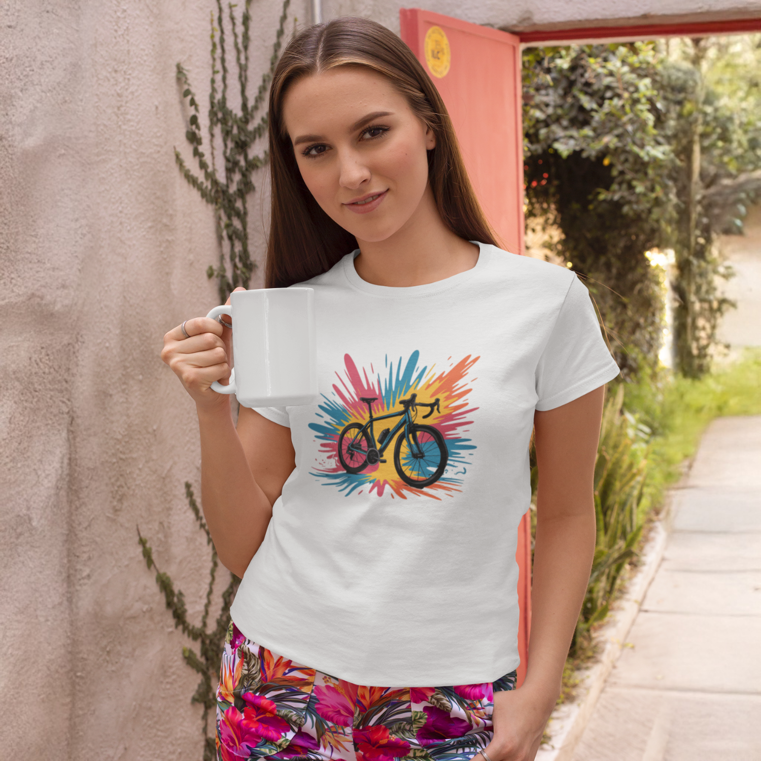 "Farbexplosion" Premium Organic Shirt Women
