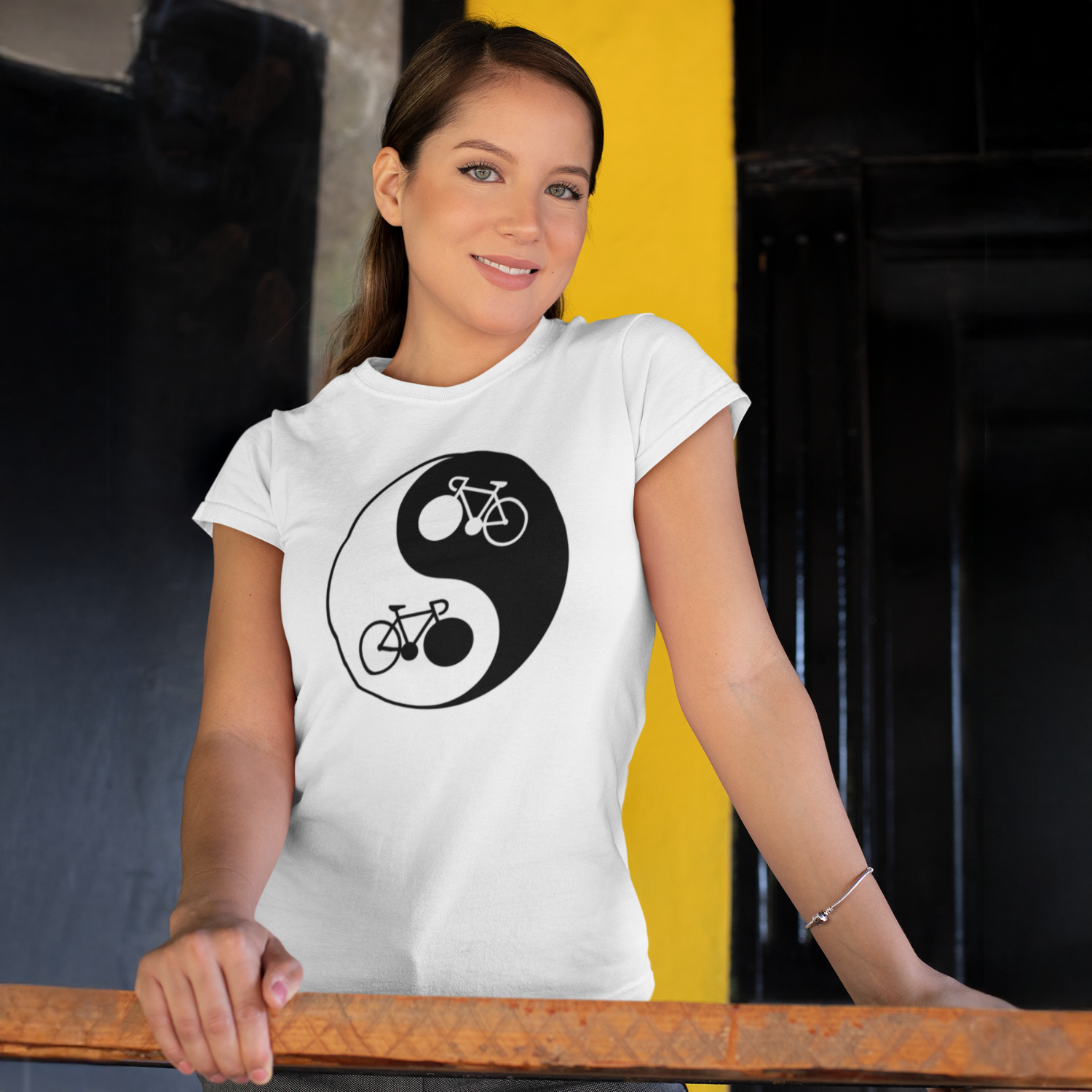 "yin und yang" Premium Organic Shirt Women