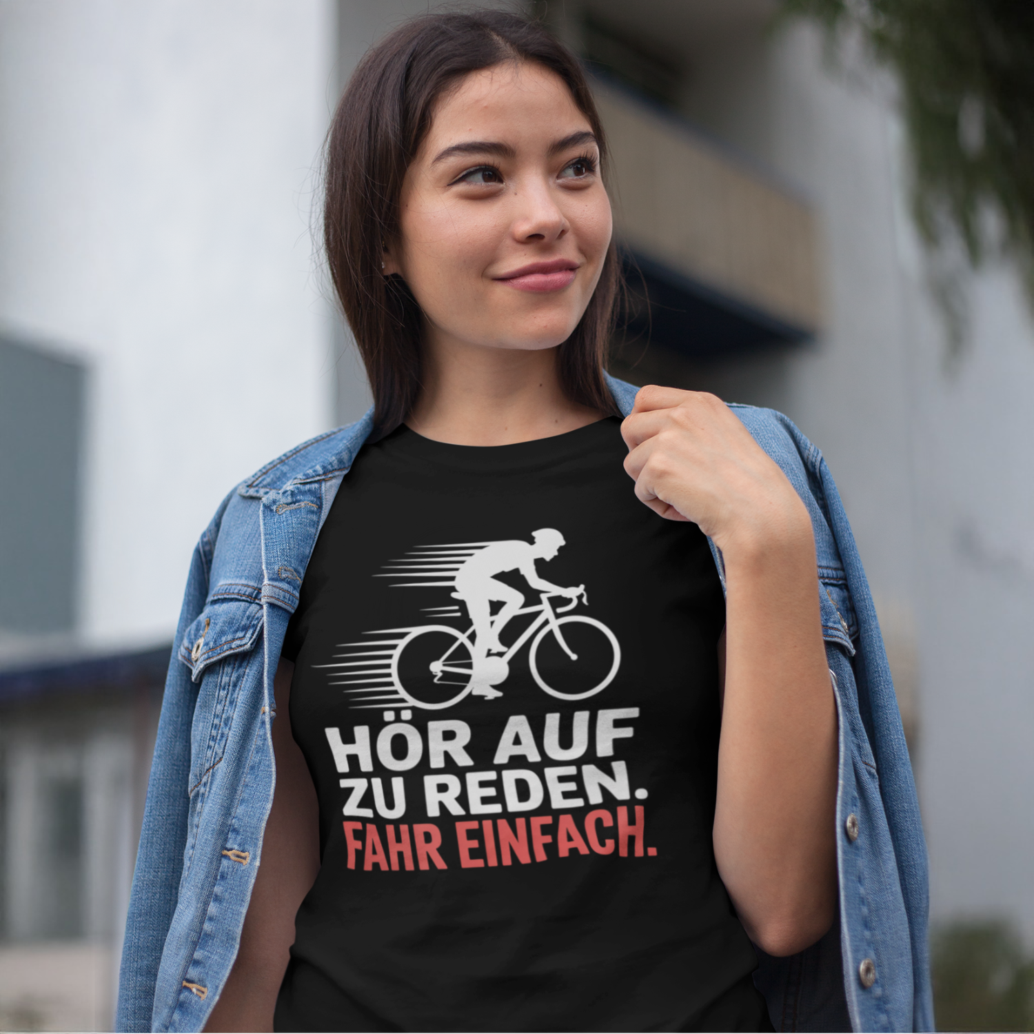 "Fahr einfach" Premium Organic Shirt Women