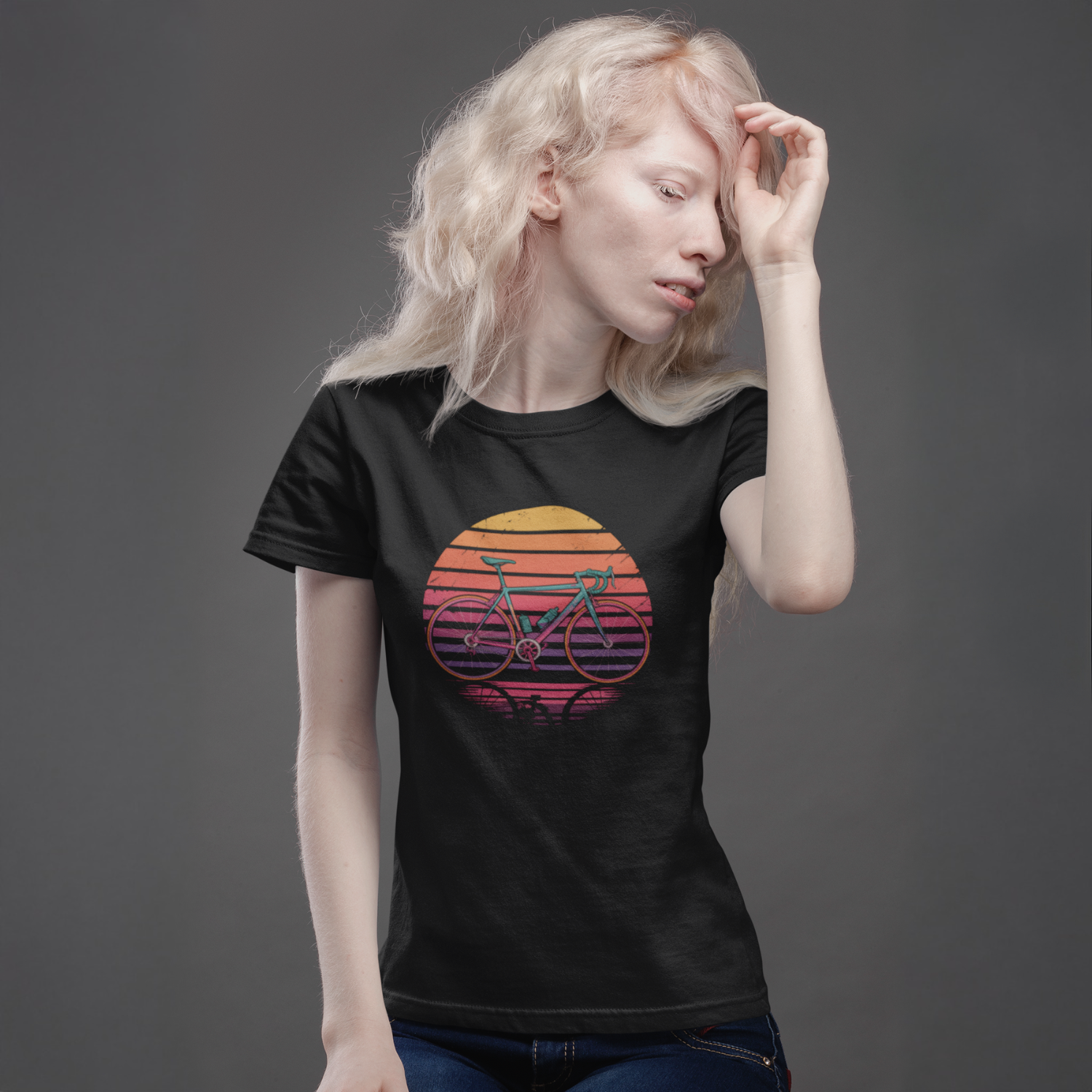 "Retro Bike" Premium Organic Shirt Women