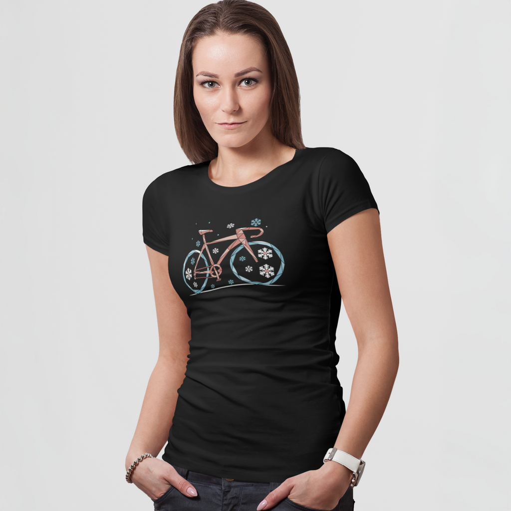 "Winter Bike" Premium Organic Shirt Women