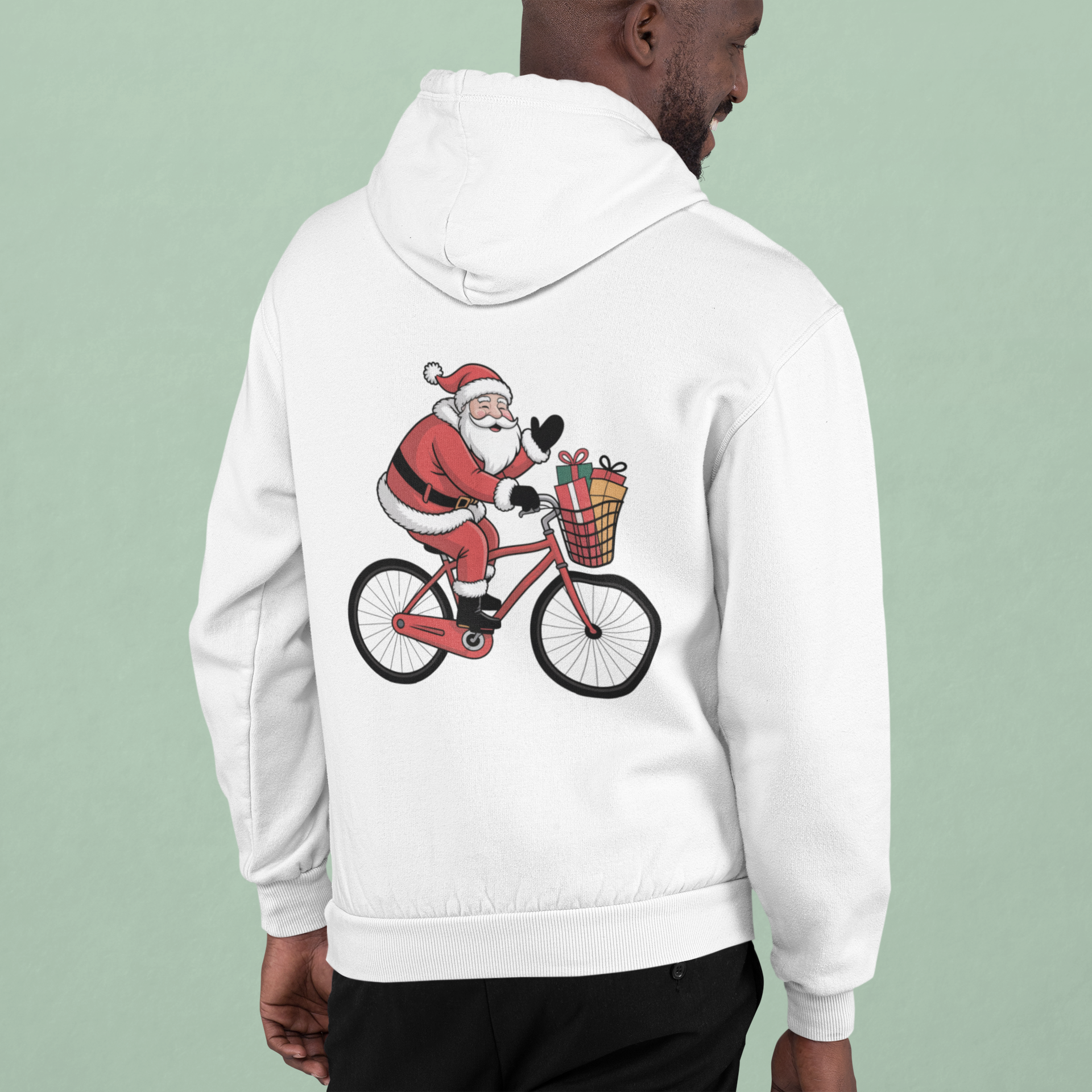 "Weihnachtsmann" Zipper Hoodie Unisex