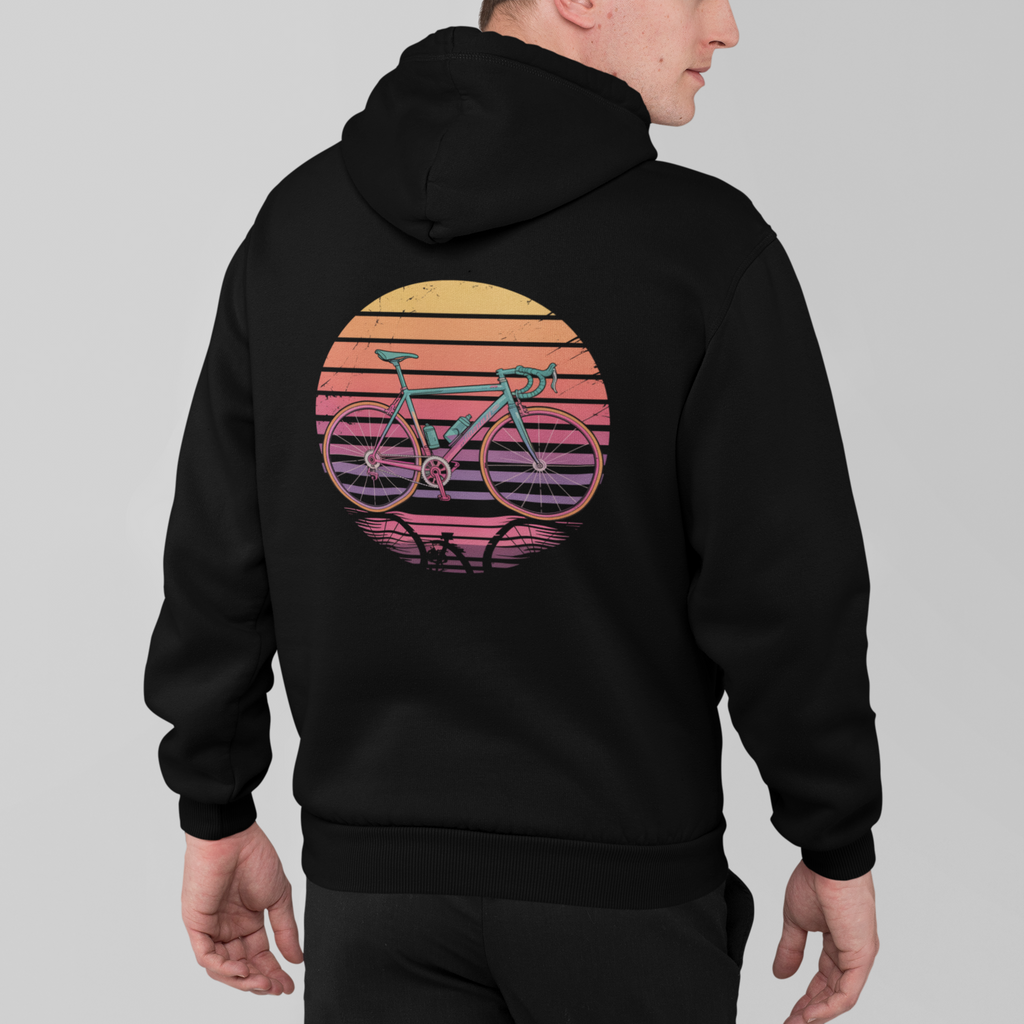 "Retro Bike" Zipper Hoodie Unisex